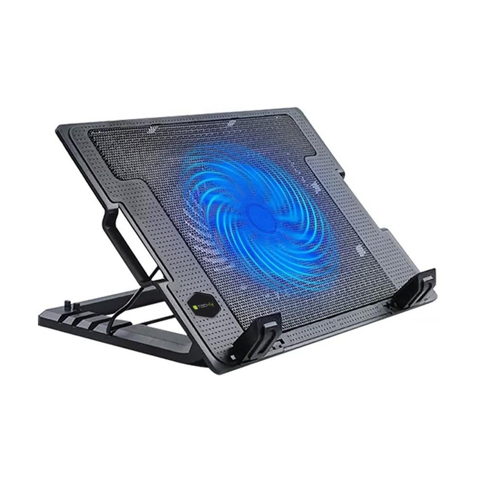 Laptop kølepad med stativ - TECHly til bærbar op til 17,3" billede