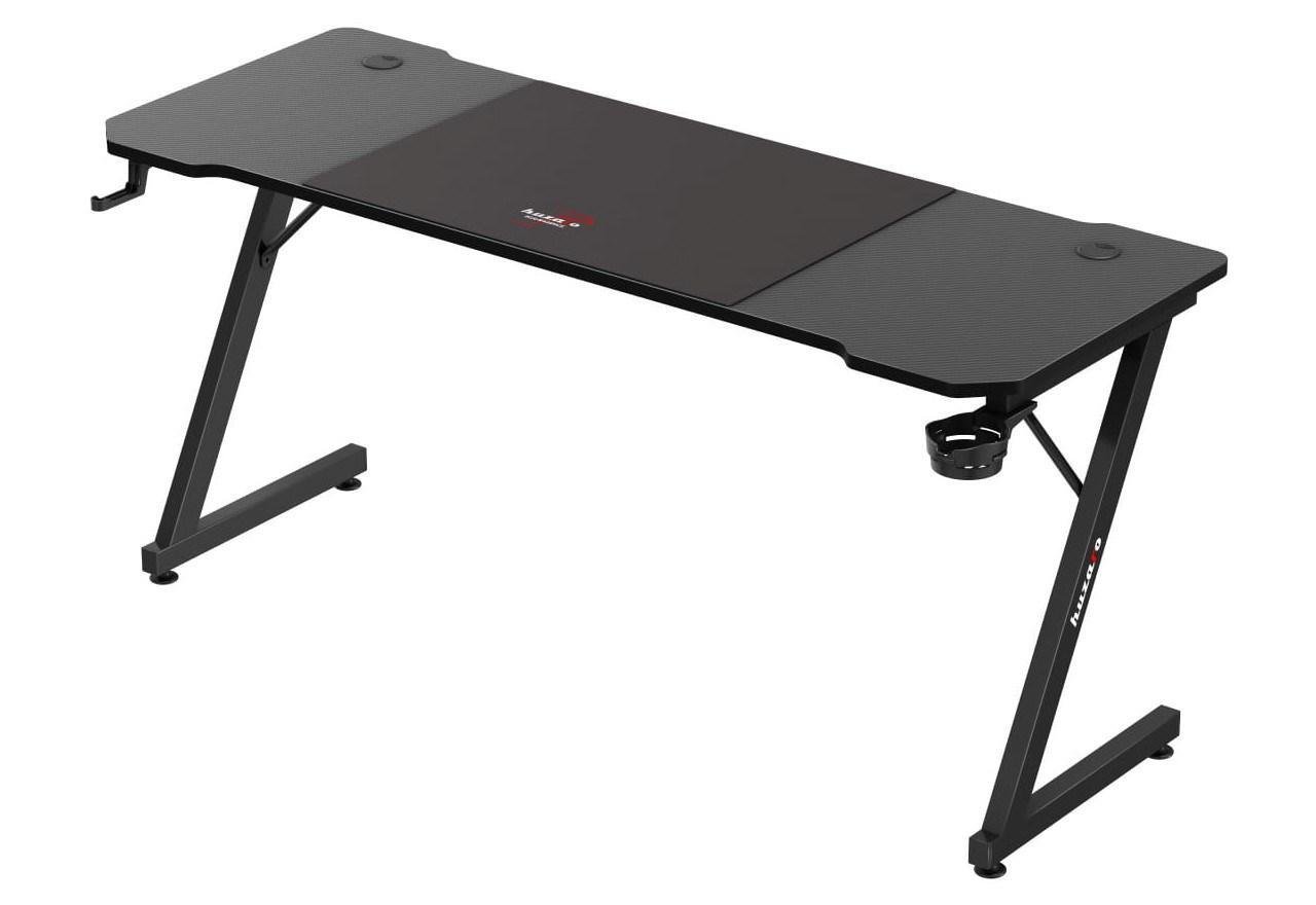 Gaming bord Huzaro Hero 4.8 - sort skrivebord til gaming billede