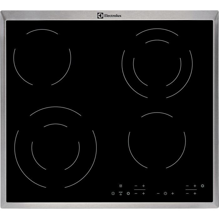 Indbygningskogeplade Electrolux EHF6342XOK - sort keramisk, 4 zoner billede