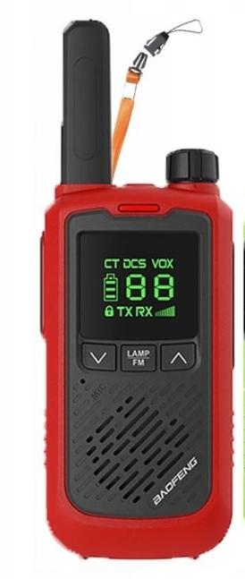 Walkie-talkie BAOFENG BF-T17 - rød, sæt med 2 billede