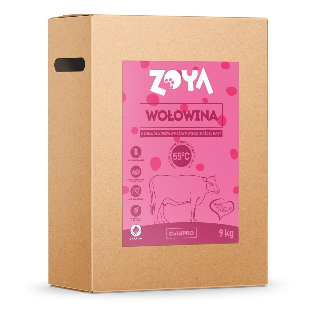 Hundefoder tørfoder ZOYA ColdPRO oksekød 9 kg billede