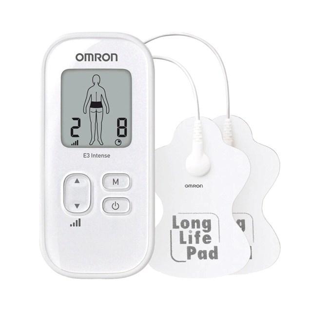 TENS muskelstimulator Omron E3 Intense - hvid billede