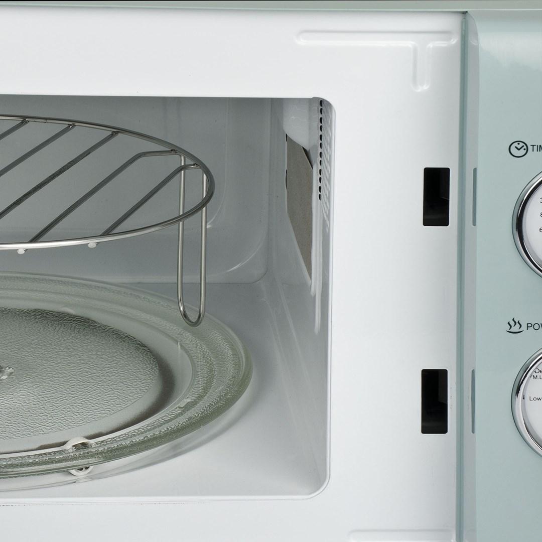 Mikrobølgeovn med grill 20 l - Girmi FM21, blå (700 W) billede