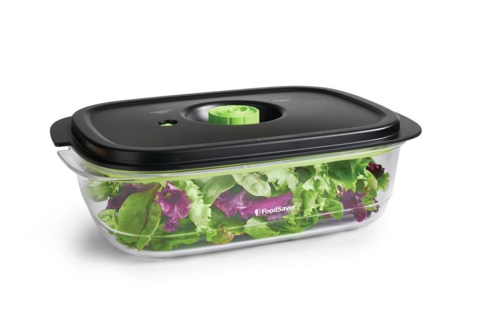 Madkasse/vakuumbeholder 2,3 l - FoodSaver FFC024X, rektangulær, transparent billede