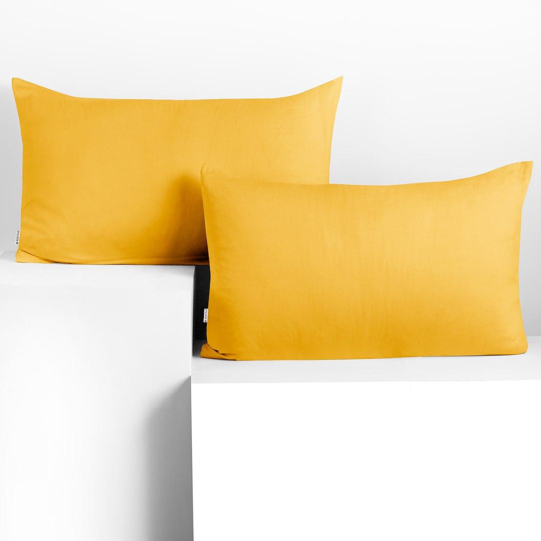 Pudebetræk 50x60 jersey gul - DecoKing Amber, klassisk billede