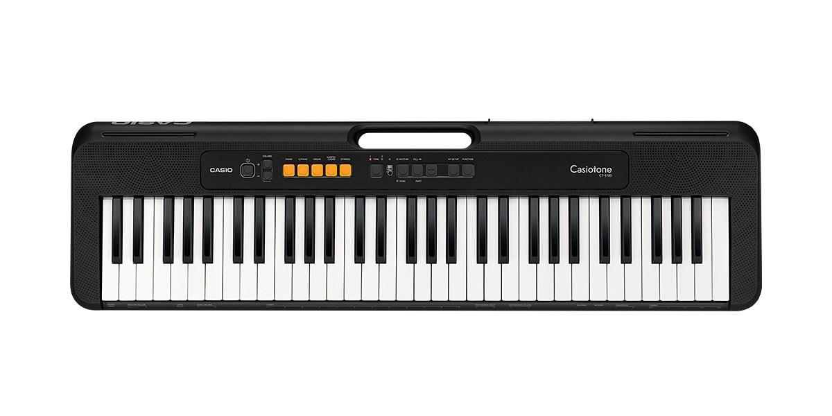 Keyboard Casio Casiotone CT-S100 - 61 tangenter - sort/hvid billede