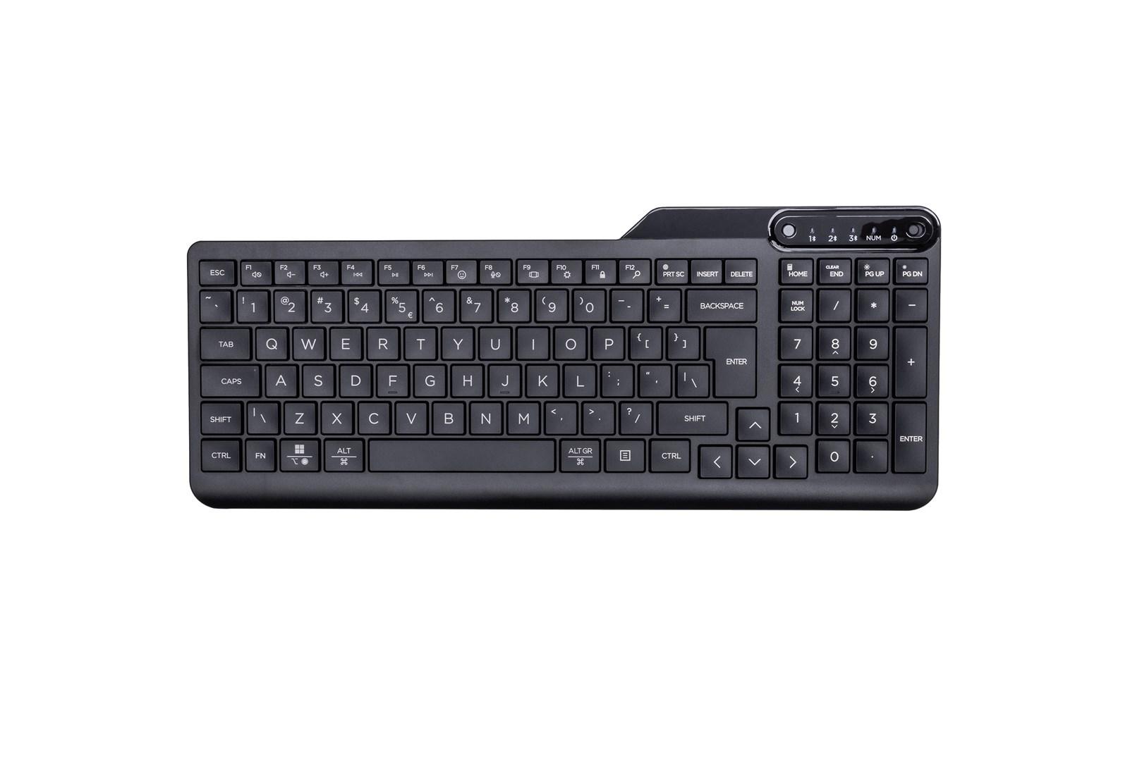 Trådløst Bluetooth tastatur - HP 460 Multi-Device, fuld størrelse, sort billede