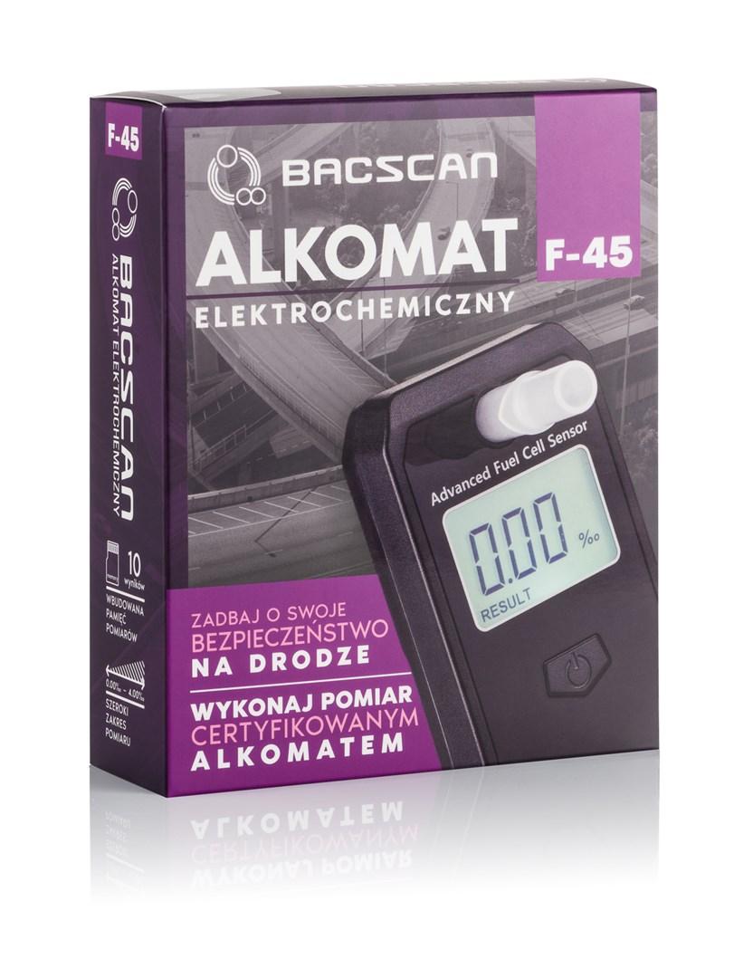 Alkometer BACscan F-45 0-4% - sort billede