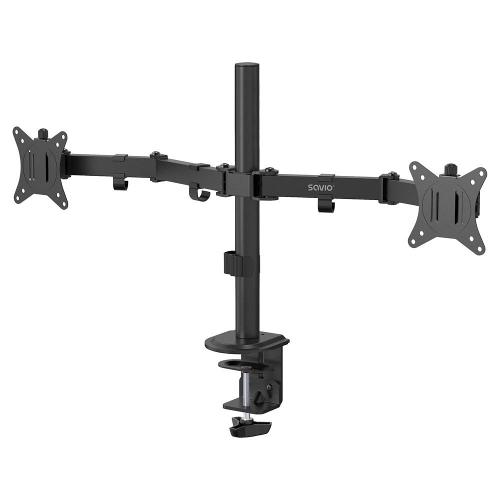 Skærmholder dobbelt – Savio UM-03 til 17–32″ skærme billede