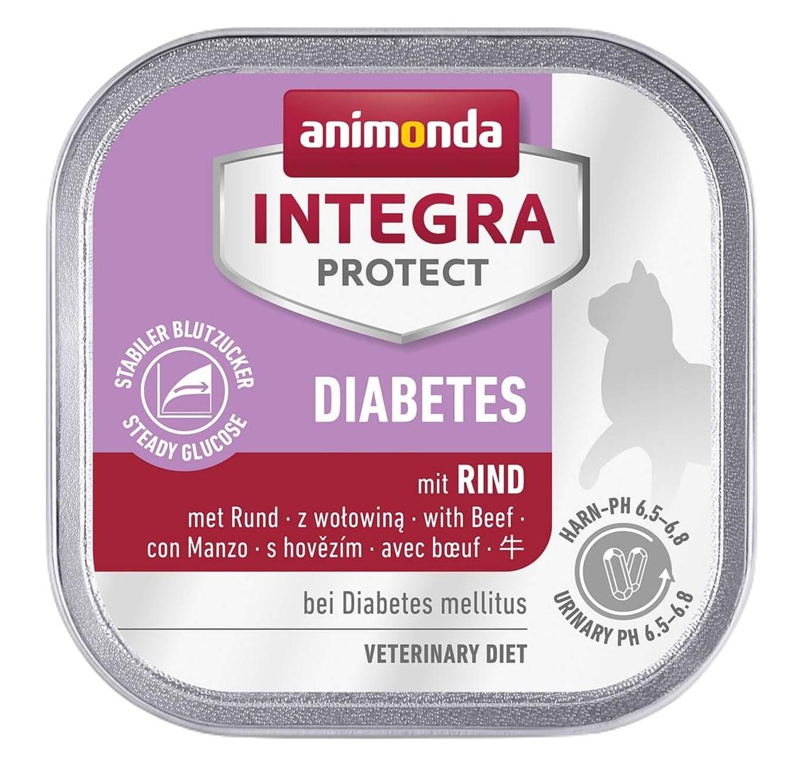 Kattemad vådfoder animonda Integra Protect Diabetes oksekød 100 g billede