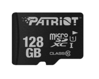 MicroSDXC hukommelseskort 128 GB - Patriot Memory UHS-I Class 10 (U1) billede