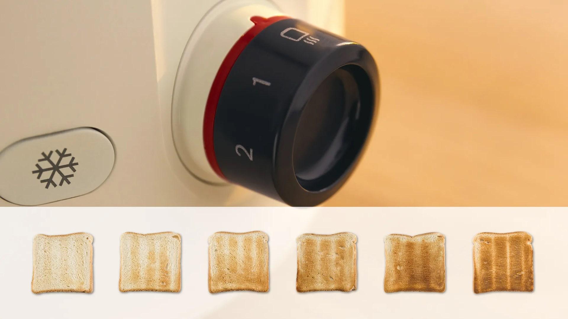 Brødrister Bosch TAT2M127 - beige, 2 skiver billede
