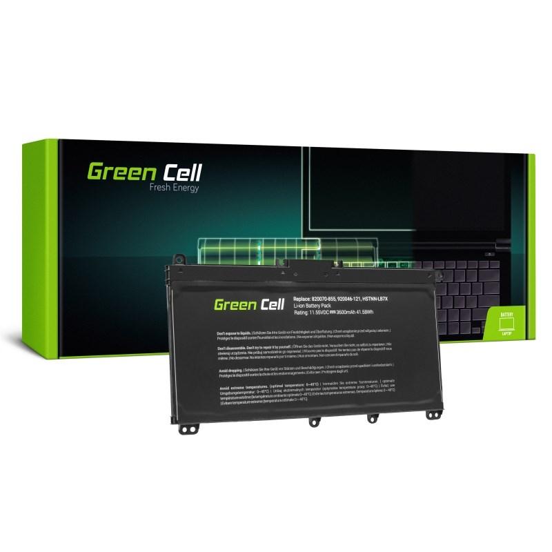 Batteri til bærbar - Green Cell HP145, 11,55 V, 3.600 mAh billede