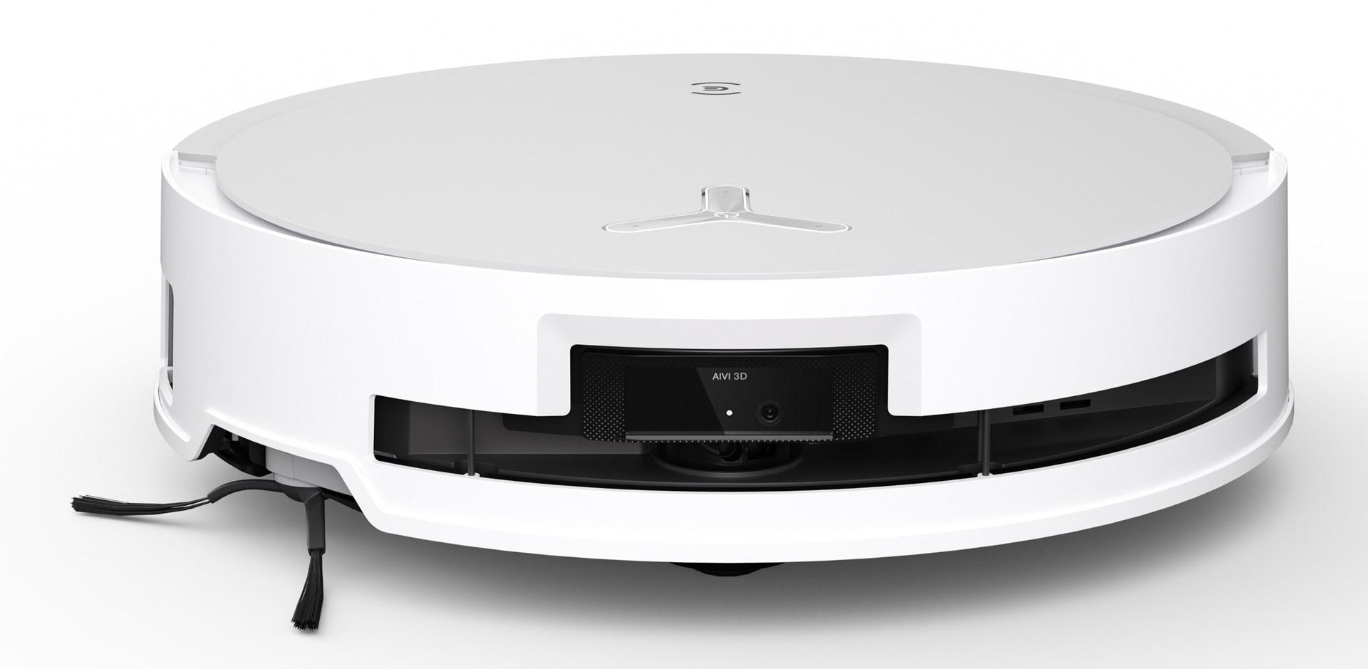 Robotstøvsuger med base - Ecovacs Deebot X8 Omni, hvid billede