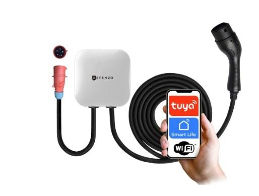 Ladestander til elbil 11 kW – DEFENZO Wallbox Home AC11, Wi‑Fi