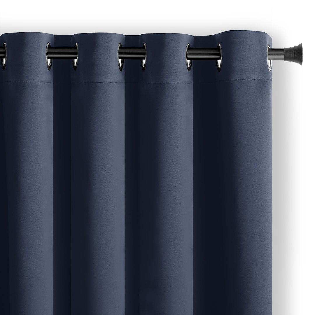 Mørklægningsgardin blackout 140×175 cm indigo - AmeliaHome billede