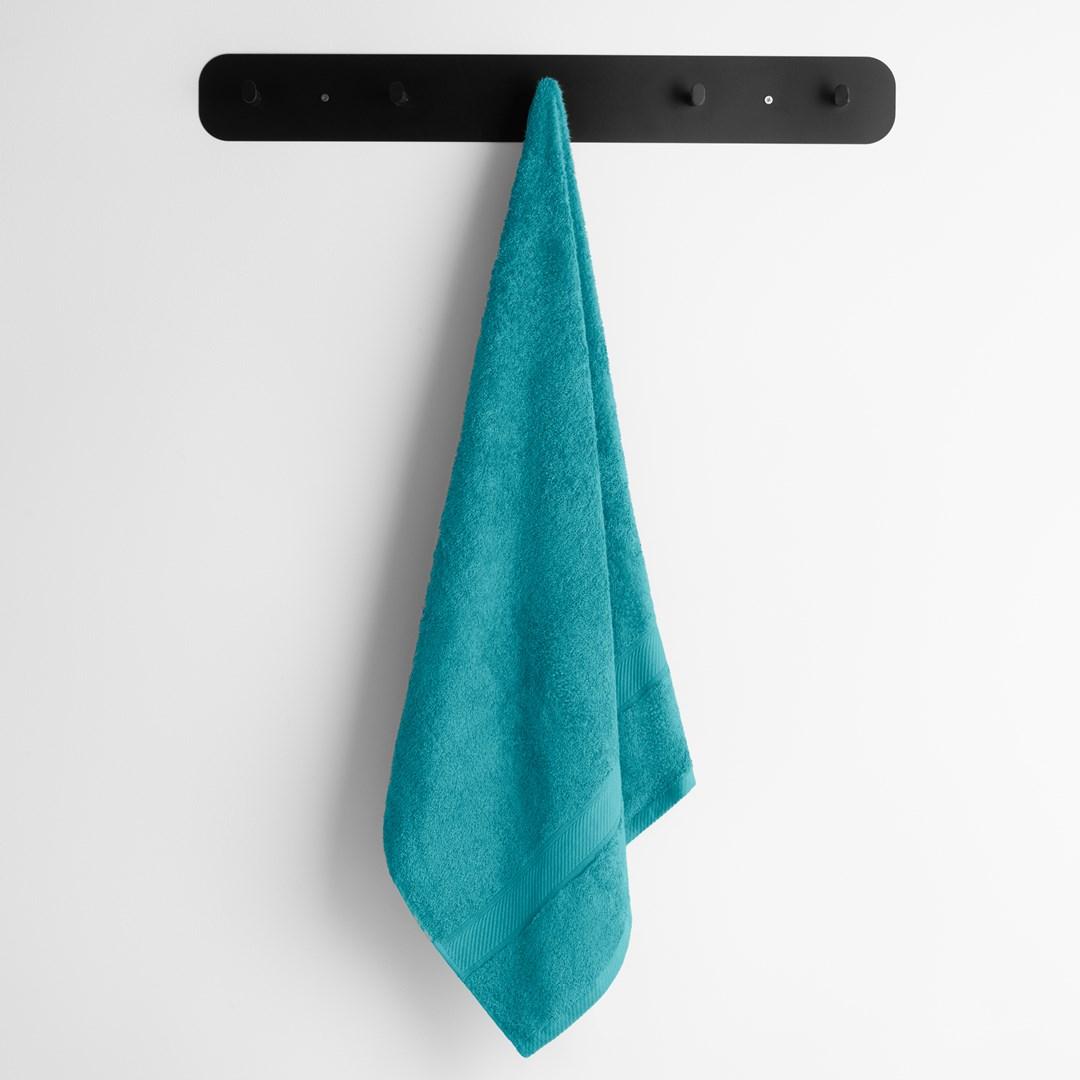 Håndklæde 70x140 turkis - DecoKing Bamby (bomuld/bambus) billede