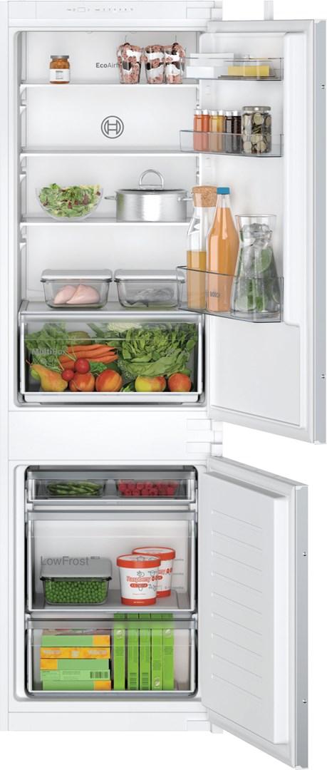 Integreret køl/frys Bosch Serie 2 KIV86NSE0, 267 l, energiklasse E, hvid billede