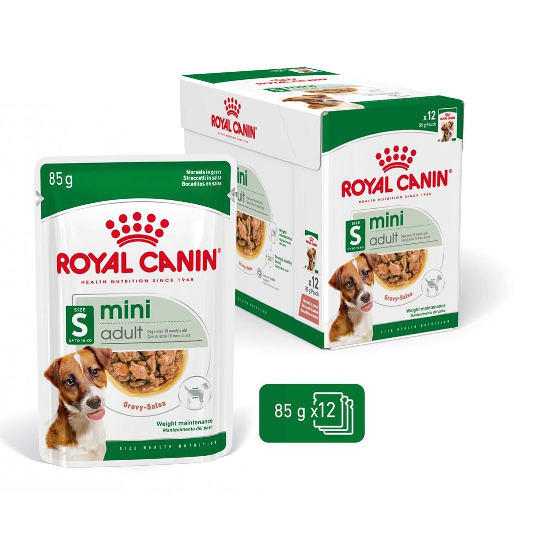 Hundefoder vådfoder Royal Canin Mini Adult 12 x 85 g billede