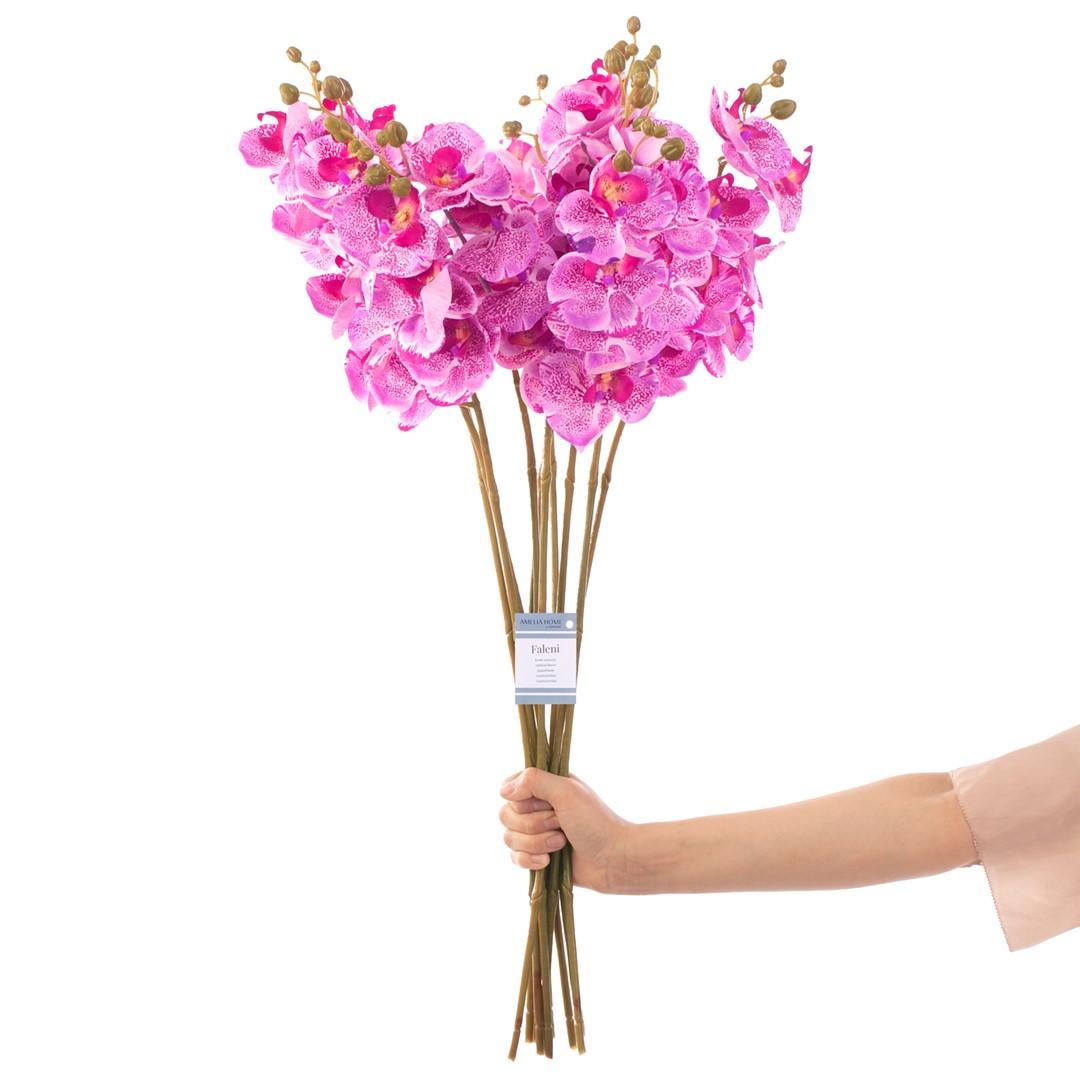 Kunstig orkidé Faleni violet - AmeliaHome, 76 cm billede