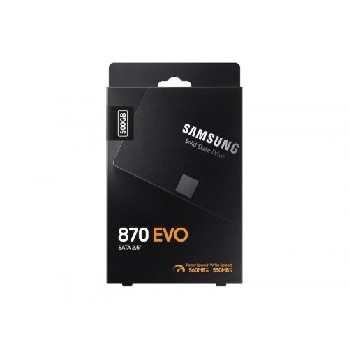 SSD harddisk Samsung 870 EVO 2,5" 500 GB SATA III V-NAND