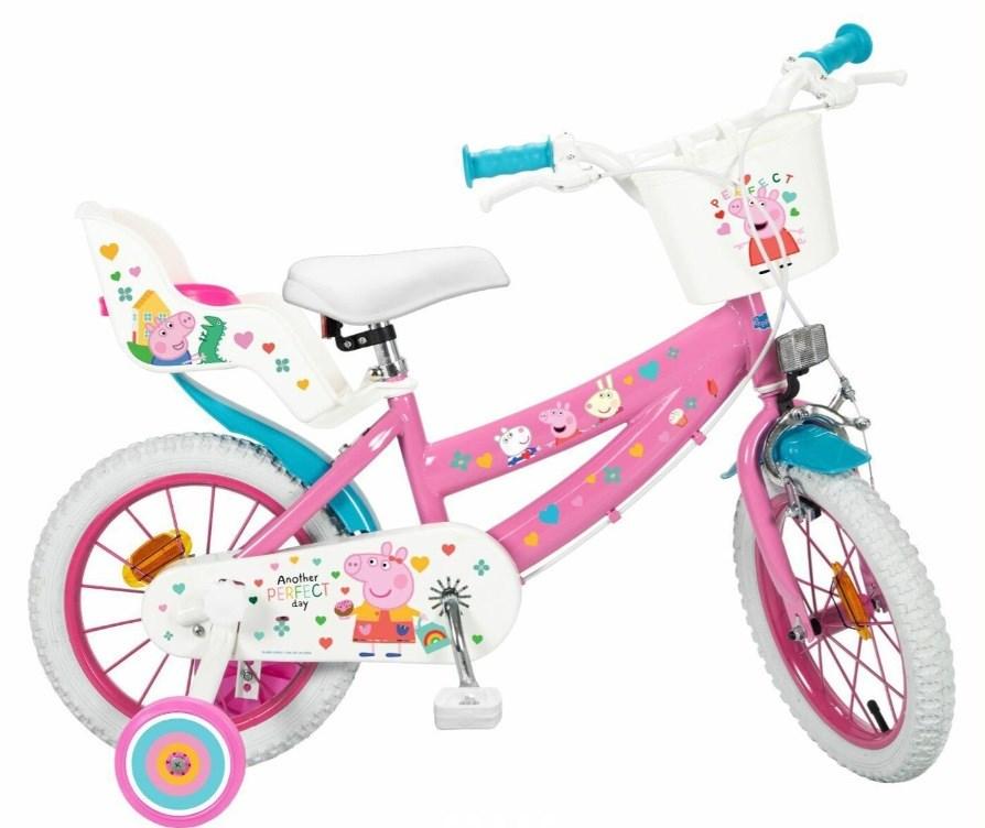Børnecykel 14" TOIMSA Peppa Pig - pink billede