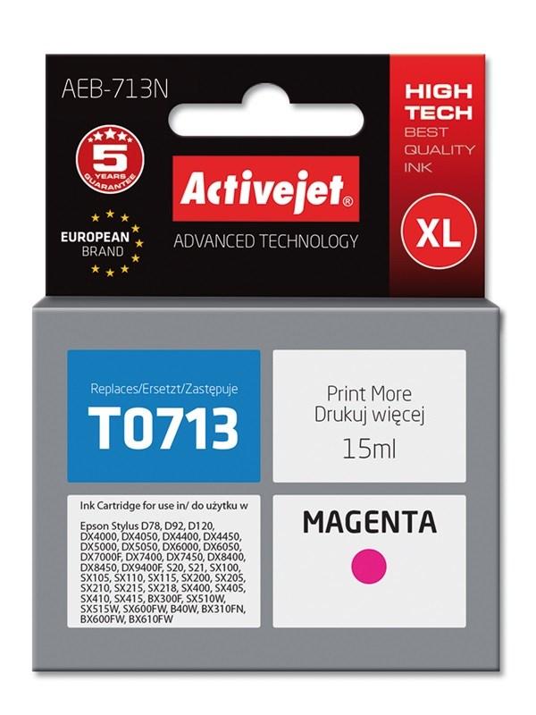 Blækpatron til Epson – Activejet AEB-713N XL, magenta, 15 ml billede
