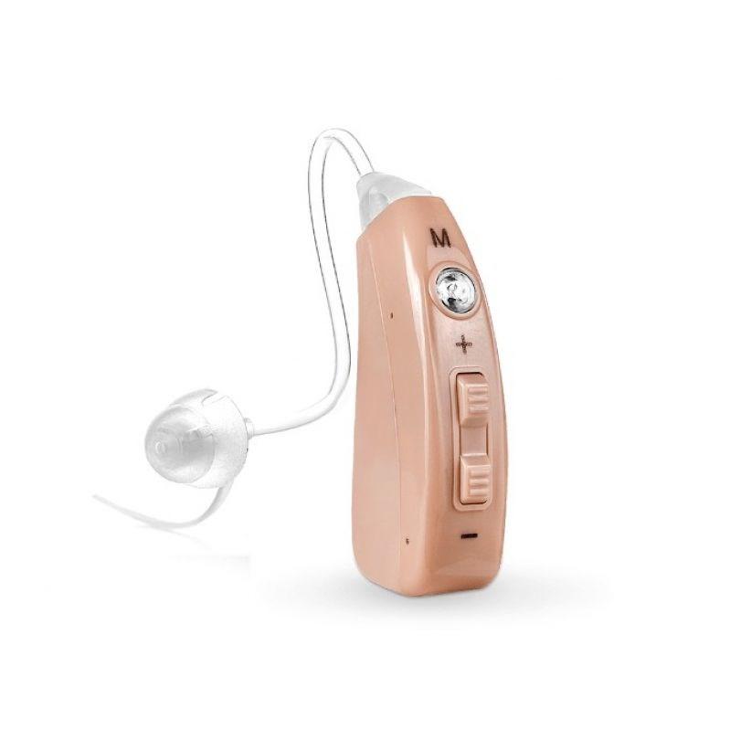 Høreapparat Haxe JH351 – in-ear høreforstærker, beige billede