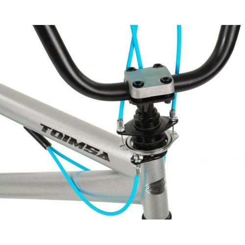 BMX cykel 20" TOIMSA – blå, 360° styr og fodbremse foran/bag