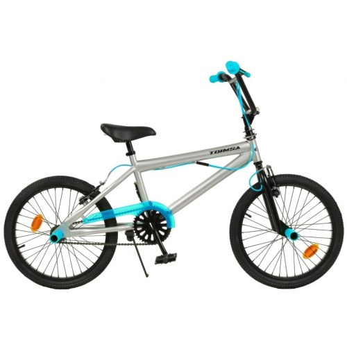 BMX cykel 20" TOIMSA – blå, 360° styr og fodbremse foran/bag
