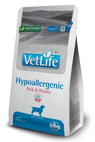 Hundefoder tør – Farmina Vet Life Hypoallergenic Pork & Potato, 2 kg billede