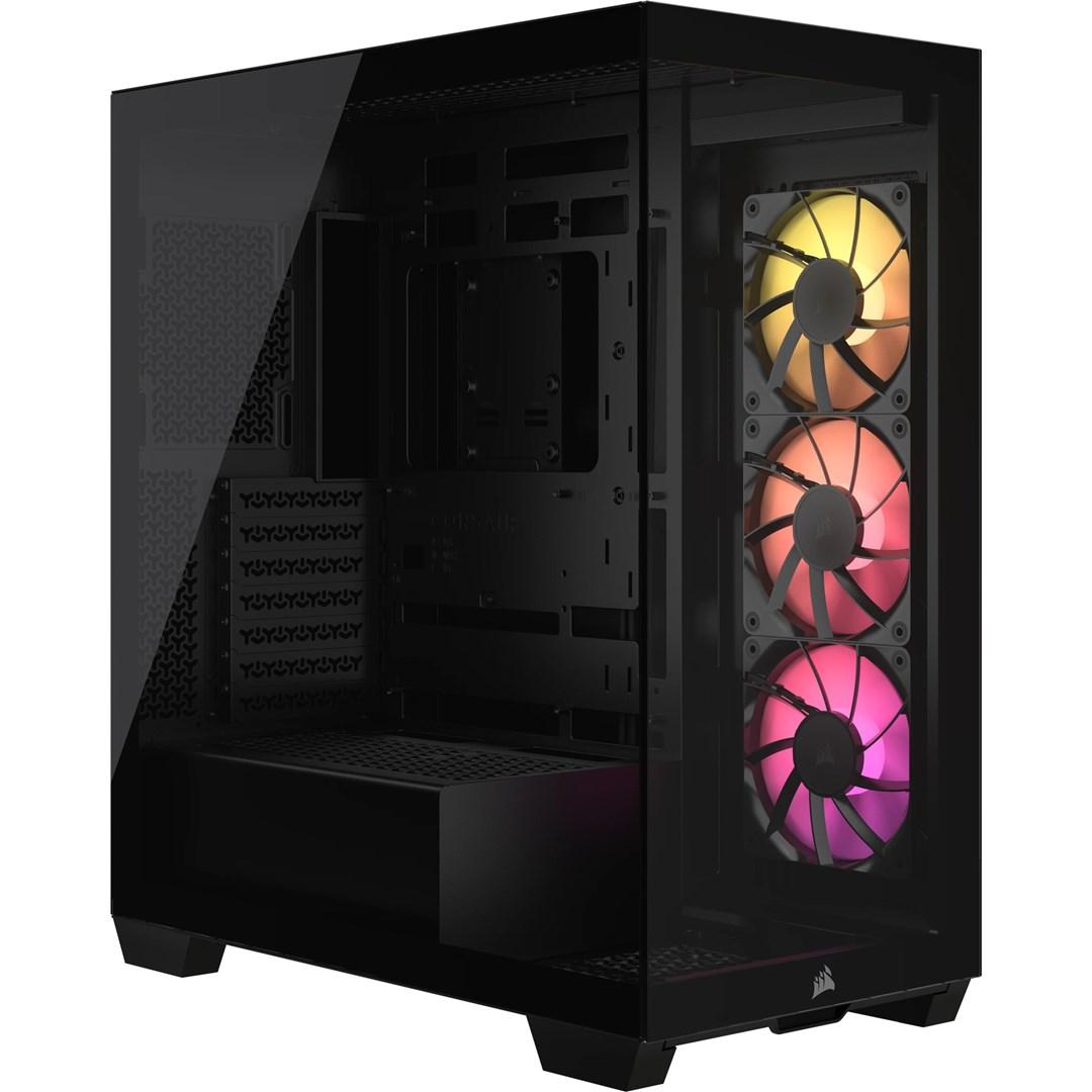 PC kabinet Corsair 3500X ARGB Midi Tower - sort billede