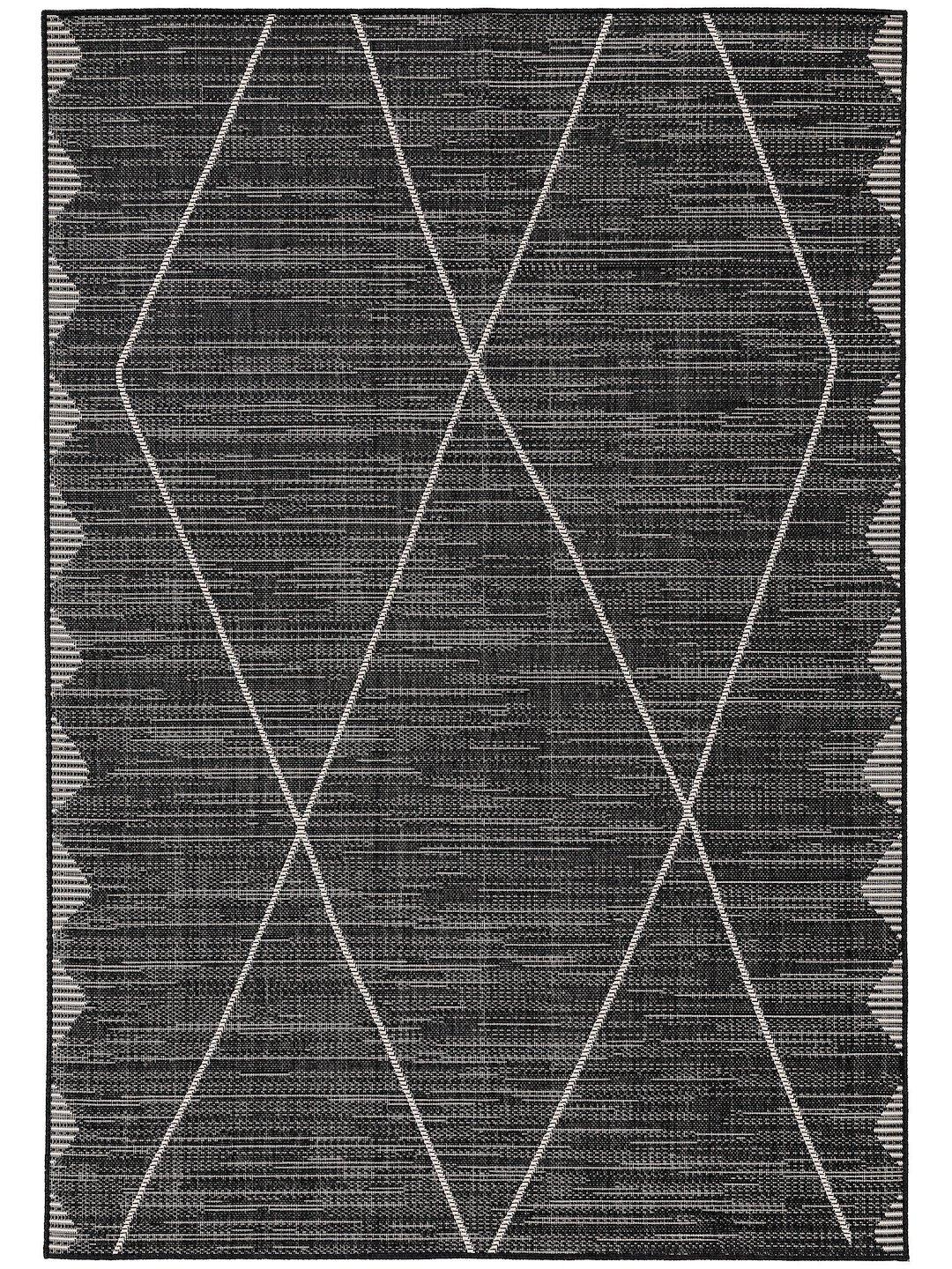 Gulvtæppe Benuta Diego 60×110 - sort boho billede