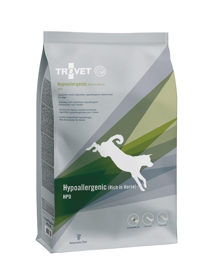 Hundefoder tørfoder – TROVET Hypoallergenic HPD med hest, 10 kg billede