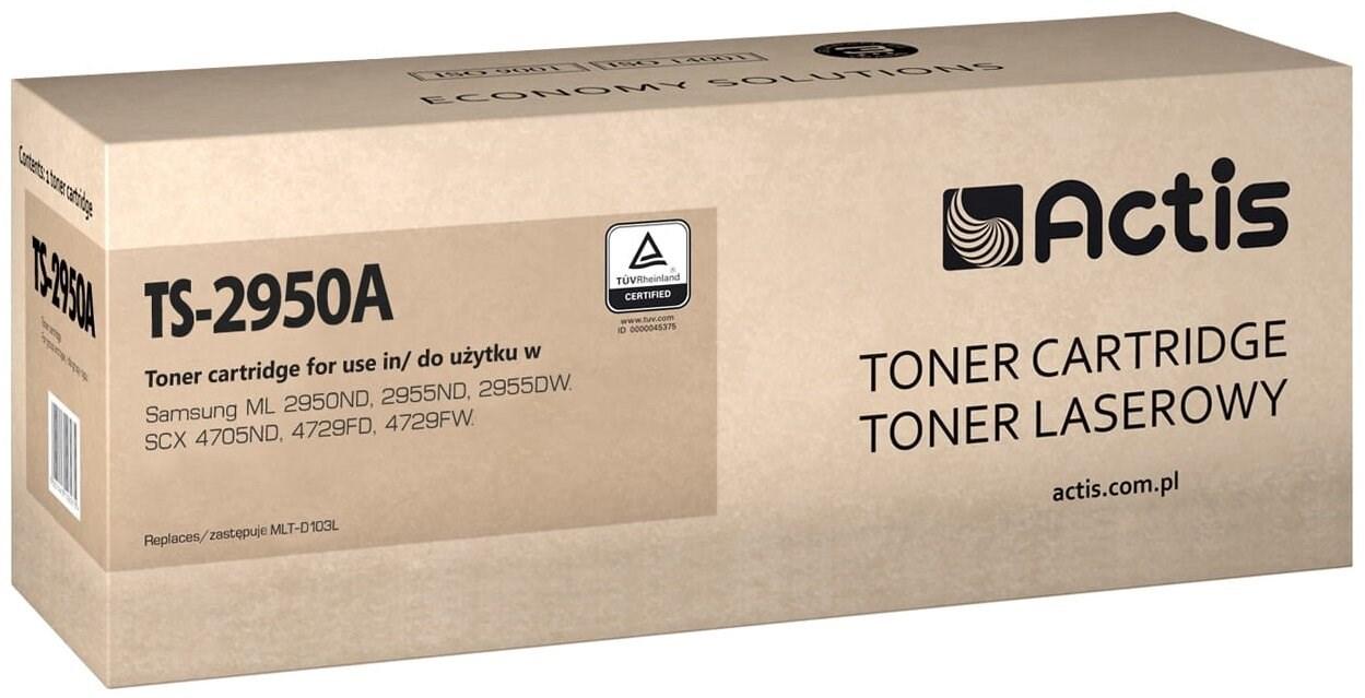 Toner til Samsung - Actis TS-2950A, sort, standard, 2.500 sider (erstatter MLT-D103L) billede