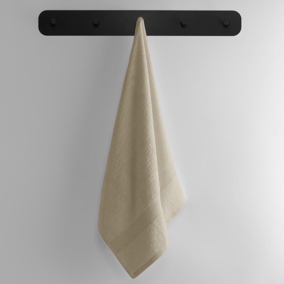 Håndklæde 70x140 beige - DecoKing Bamby billede