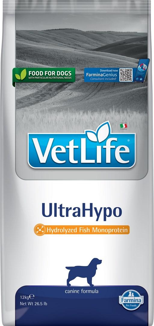 Hundefoder Farmina Vet Life UltraHypo - tørfoder 12 kg billede