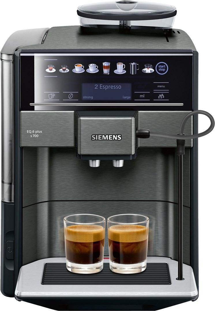 Kaffemaskine fuldautomatisk Siemens EQ.6 plus TE657319RW - 1,7 l espressomaskine billede