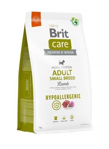Hundefoder tørfoder Brit Care Hypoallergenic Adult Small Breed Lamb & Rice 7 kg billede