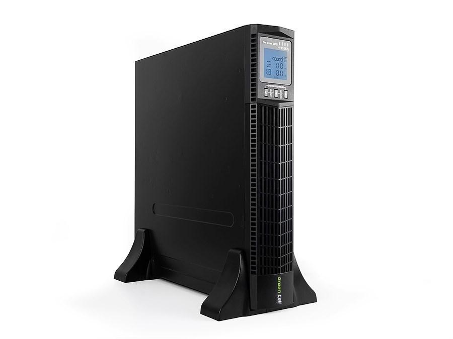 UPS strømforsyning Green Cell RTII 1000VA 900W med LCD billede