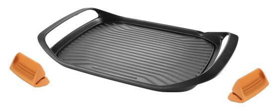 Grillplade med håndtag Tescoma Smartclick - sort billede