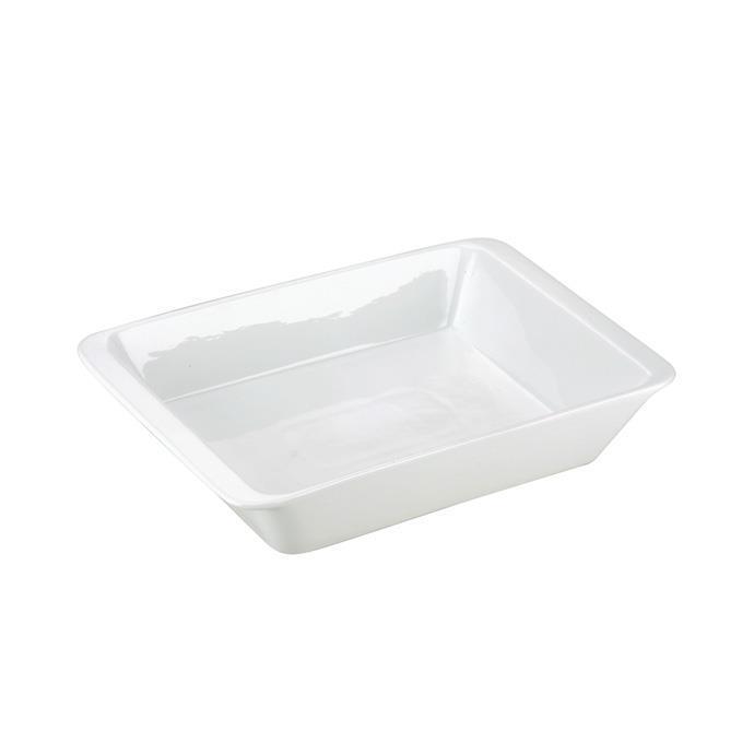 Ovnsfast fad porcelæn hvid - Tescoma Gusto 32×20 cm billede