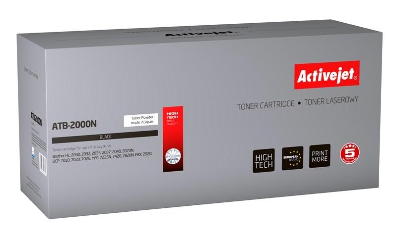 Toner til laserprinter Activejet ATB-2000N - erstatning for Brother TN-2000/TN-2005, sort, 2.500 sider billede