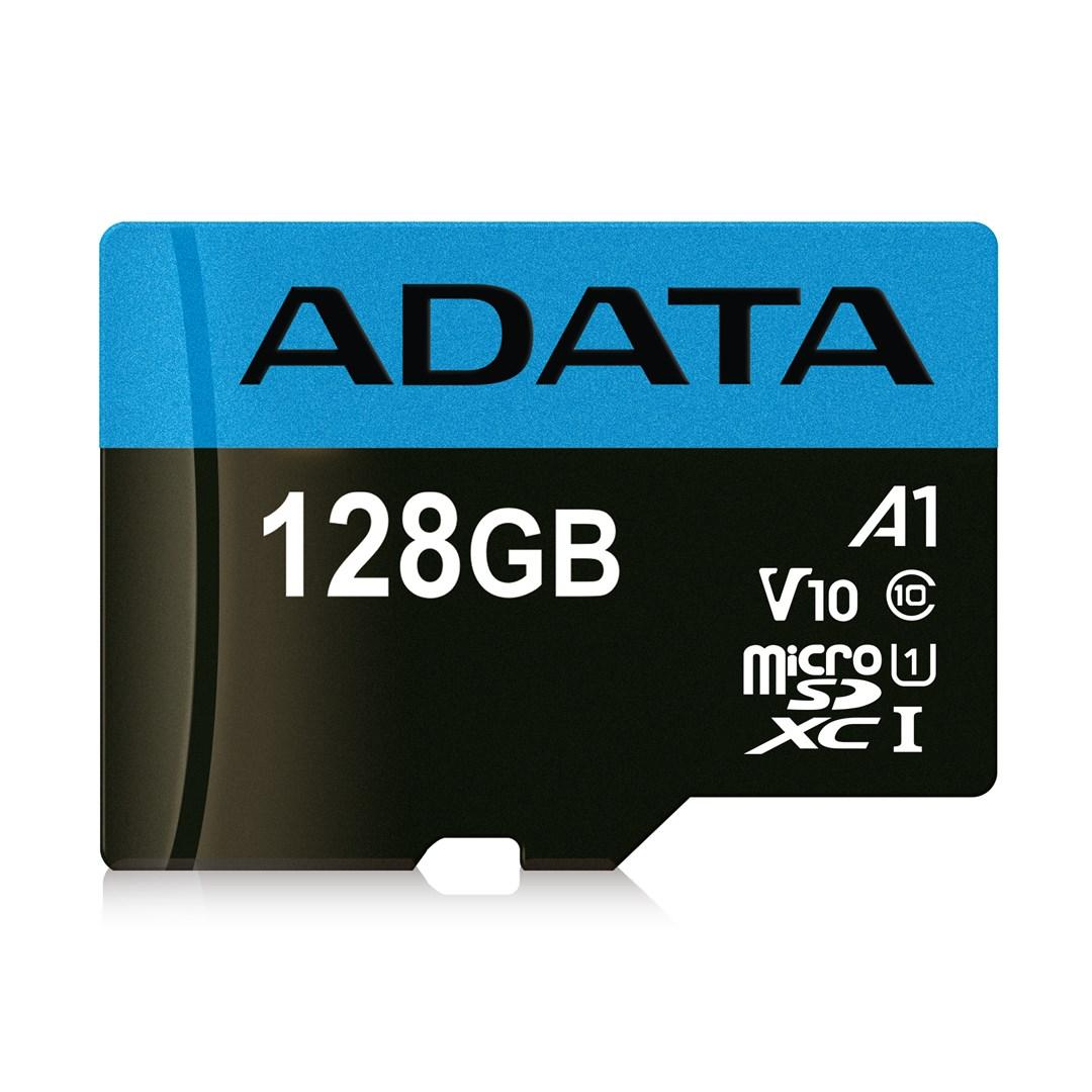 ADATA Premier 128 GB microSDXC UHS-I Class 10 hukommelseskort med SD-adapter