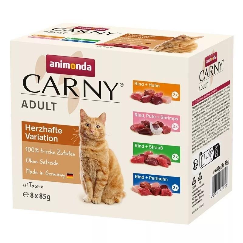 Vådfoder til kat – Animonda Carny Adult Mix 8×85 g billede