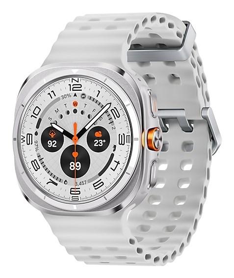 Smartwatch Samsung Galaxy Watch Ultra 47 mm - Titanium/Hvid, 1,5" Super AMOLED, 4G eSIM, GPS
