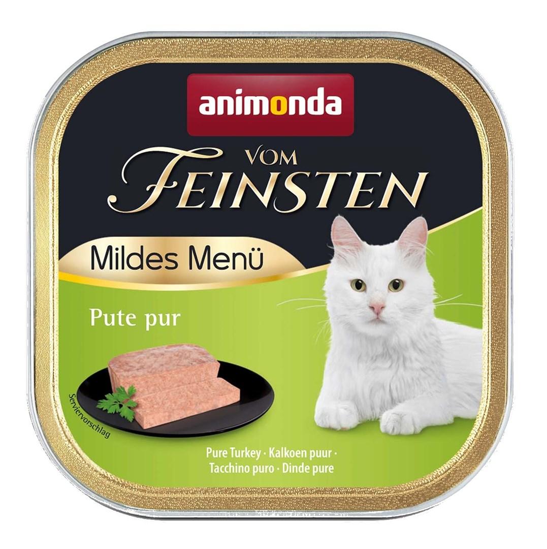 Vådfoder til kat – Animonda Vom Feinsten Mildes Menu Kalkun 100 g billede