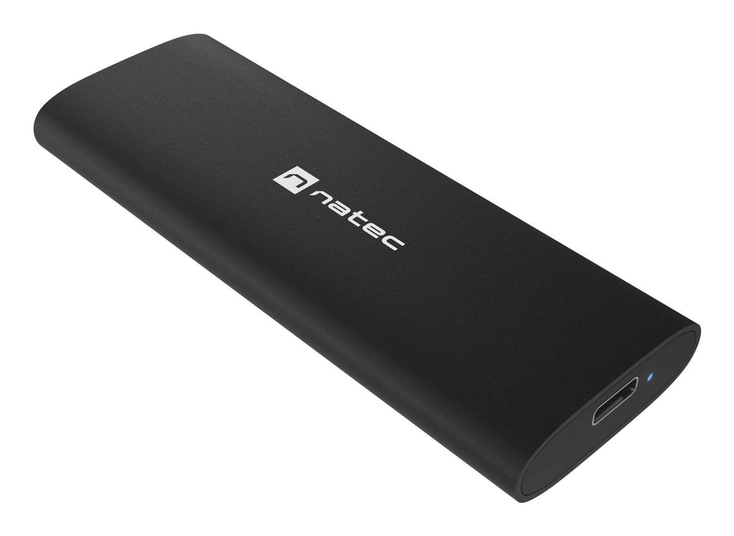 Eksternt M.2 NVMe SSD-kabinet USB-C 10 Gbit/s - NATEC billede