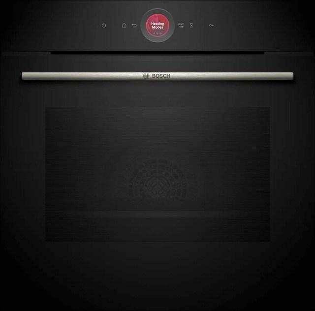Indbygningsovn Bosch Serie 8 HBG7722B1, 71 l, 3.600 W, sort billede