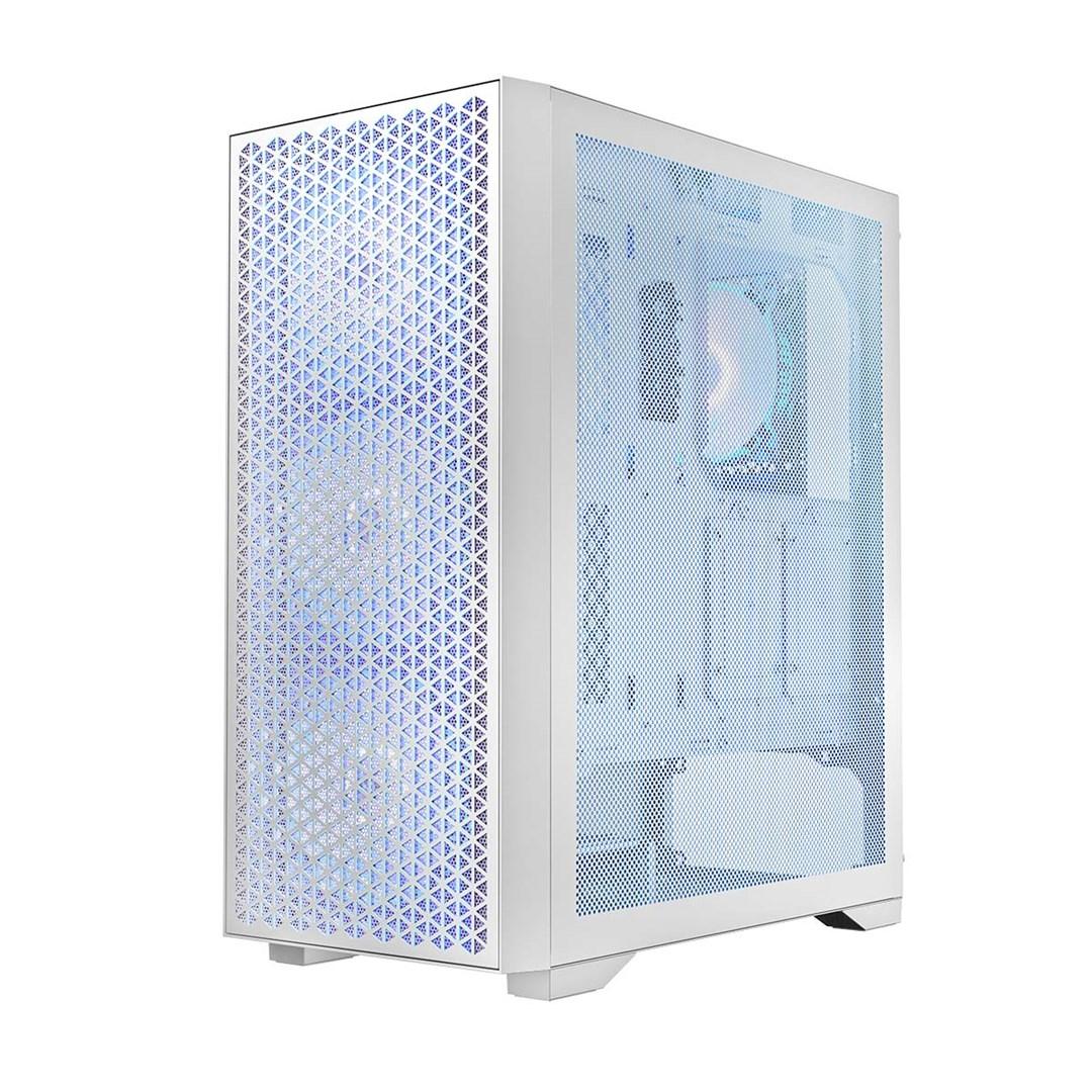 PC kabinet LOGIC DART PRO ARGB Midi Tower USB‑C - Hvid billede